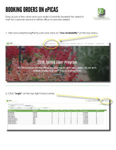 Picas ordering information Picas Marketing Material
